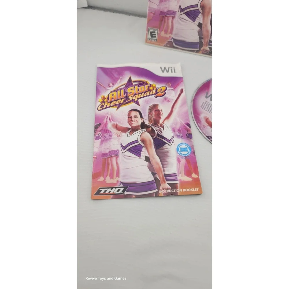 All Star Cheer Squad 2 (Nintendo Wii 2009) CIB Complete Tested and Working Great